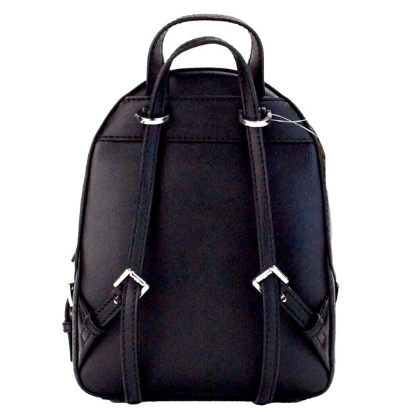 MICHAEL KORS JAYCEE LEATHER XS CONVERTIBLE BACKPACK SHOULDER BAG $398 Black - Picture 4 of 7